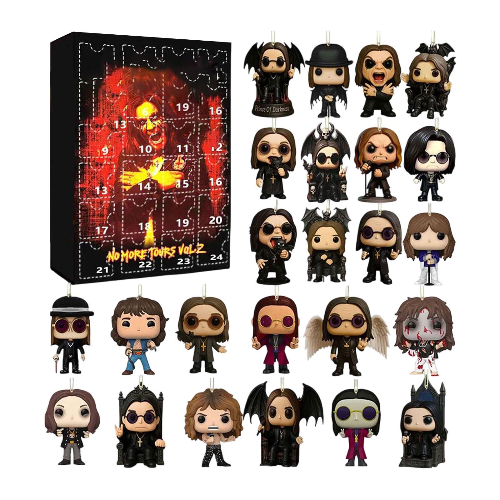 

2D Коробка Адвент-календаря, Календарь Обратного Отсчета до Рождества, 24-дневный Рождественский Адвент-календарь, Украшение Рождественской Елки One Size