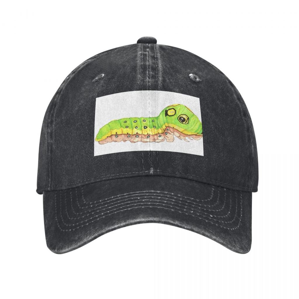 Neon Swallowtail Caterpillar Baseball Cap Anime Winter hat derby hat Hat Beach Hats Unisex Womens
