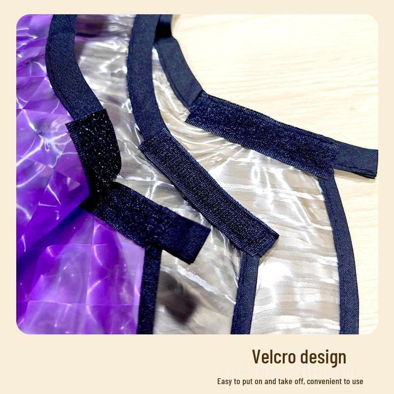 Waterproof Hair Salon Cape with Thick Shoulder Pad for Hair Masking, Perming, Dyeing - Stain-Resistant Hairdressing Supplies.