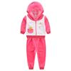 Kid Baby Girls Boys Infant Clothing Velvet Zipper Winter Spring Set Piece Long Sleeve Kidswear Aapparel