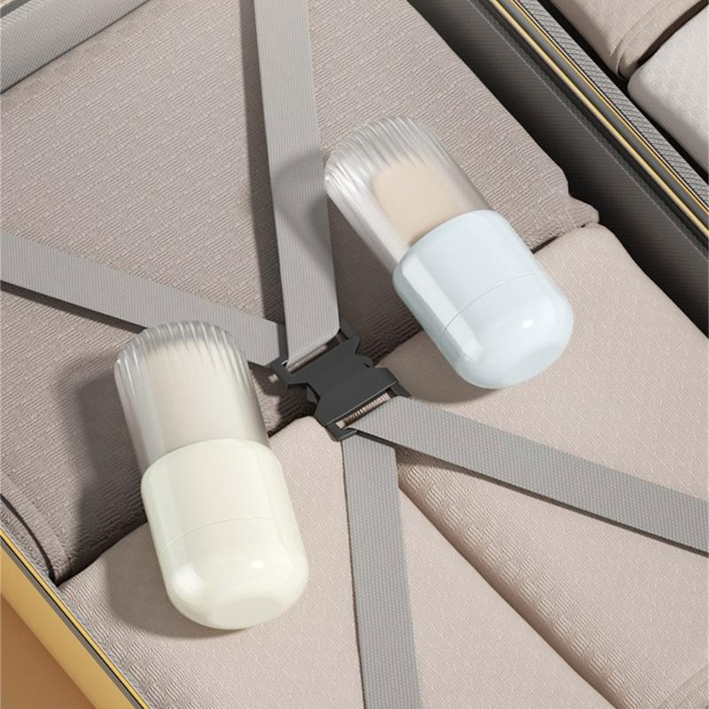 2 In 1 Soap Holder And Scrubber Travel Essential Waterproof Bathroom Organiser With Detachable Brush For Space Saving