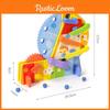 Roller Kids Wooden Ferris Wheel Toy With Multicolor Track And Block Set For Gift