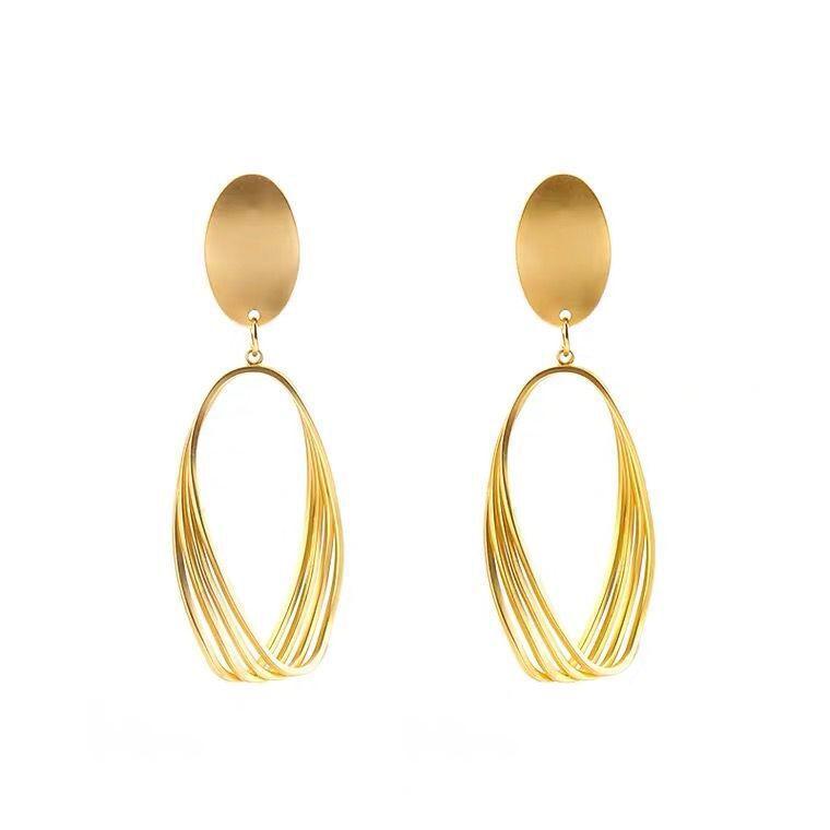 

Earring With Openwork Design, Minimalist Stud Earring With Earring-like Feel One Size