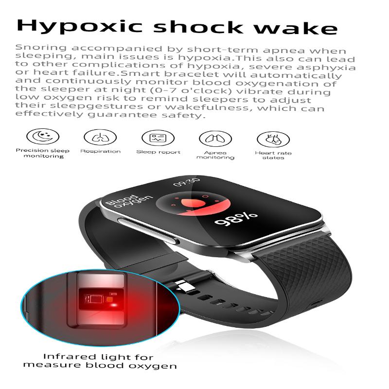 2025 Health Smart Watch NFC ECG Air Pump Blood Pressure Blood Oxygen ECG+PPG Bluetooth Call NFC SmartWatch For Men Women Airbag