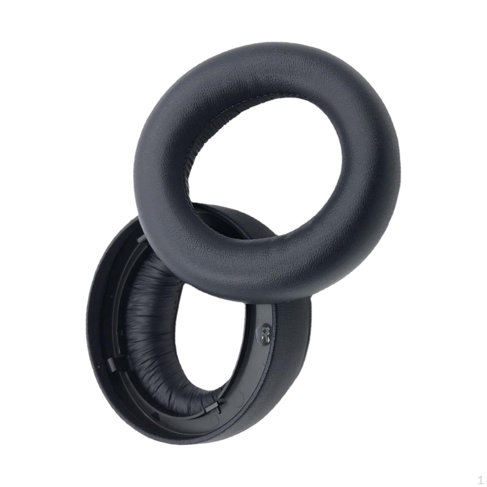 

1 пара наушников, амбушюры, амбушюры, пенопластовые амбушюры, защитный чехол для амбушюра, 9 см, сменная накладка PU Leather