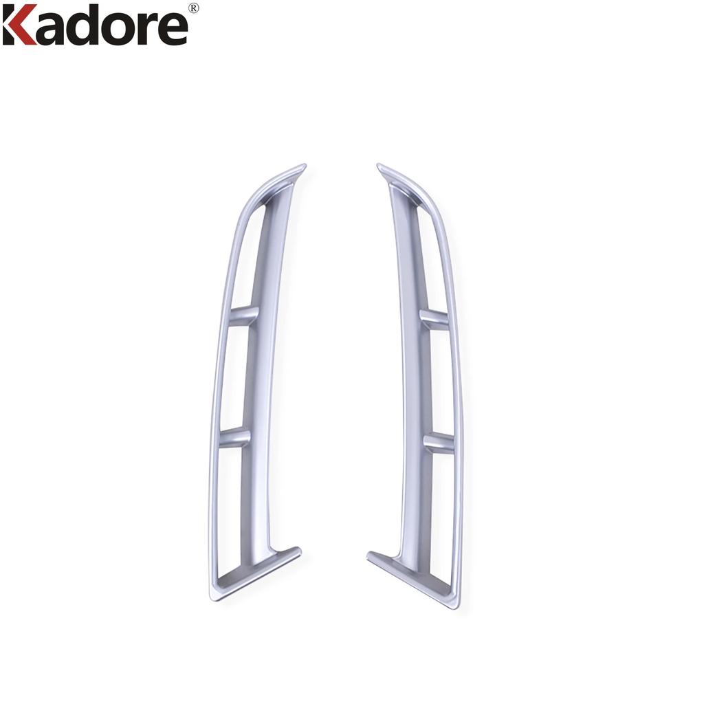 Car Front Fog Light Lamp Eyebrow Cover Trim For Hyundai Tucson NX4 - 2024 Carbon Fiber Foglight Eyelid Strip Accessories