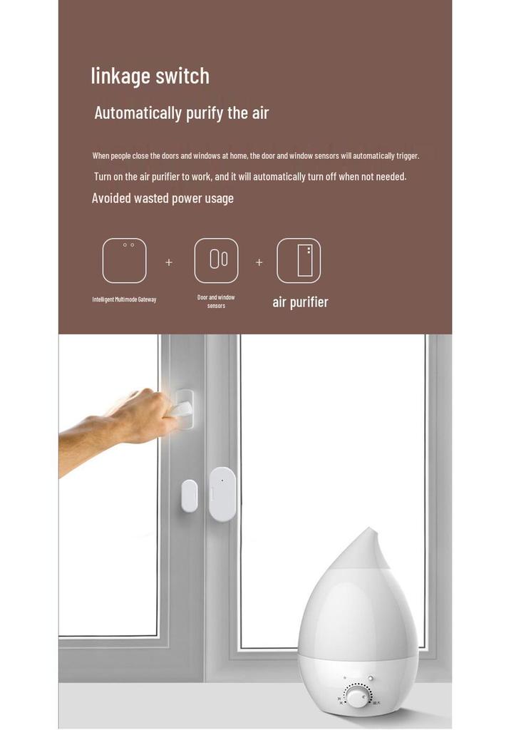 Zigbee Door/Window Vibration Sensor, Home Assistant Compatible