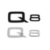 Q3 Q4 Q7 Q8 Q2L Q5L letter LOGO car sticker for Hot Q6 Q8L series displacement label rear boot trunk refit accessories decorate
