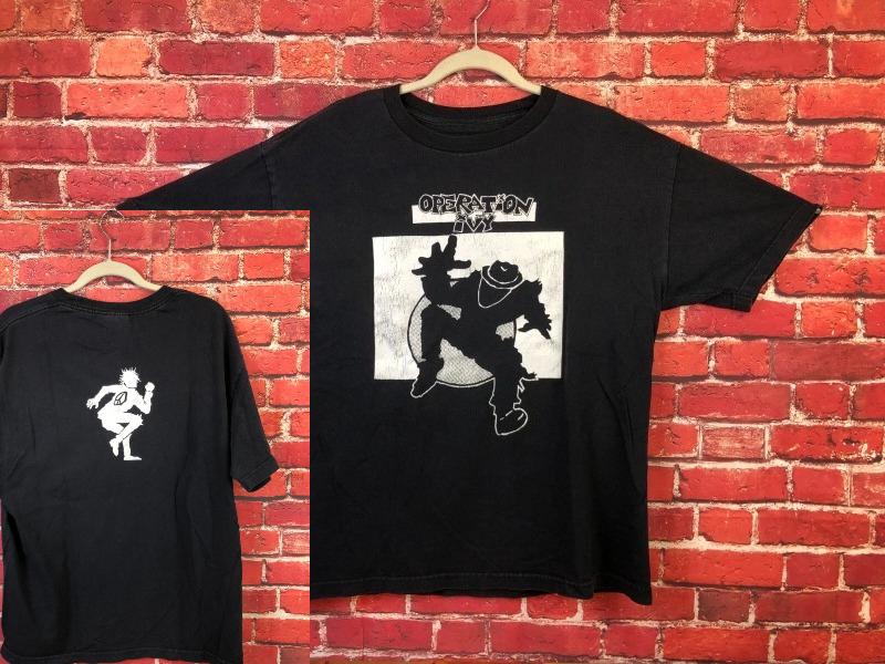 Vintage OPERATION IVY Lookout Records Punk Rock Band Tour Black TSHIRT S To 4XL New SpringSummer Arrivals S