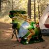1pc T-Tinkerbell2 Theme Blanket - Digital Print, Polyester, Cozy for All Seasons, Perfect for Outdoor, and Travel