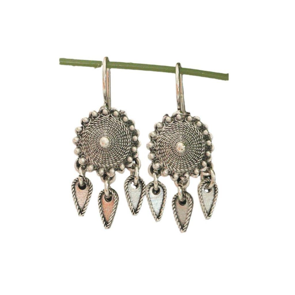 Retro Dai Ethnic Earrings: Versatile Ear Studs for Women, Perfect for Travel and Water Splashing Festival