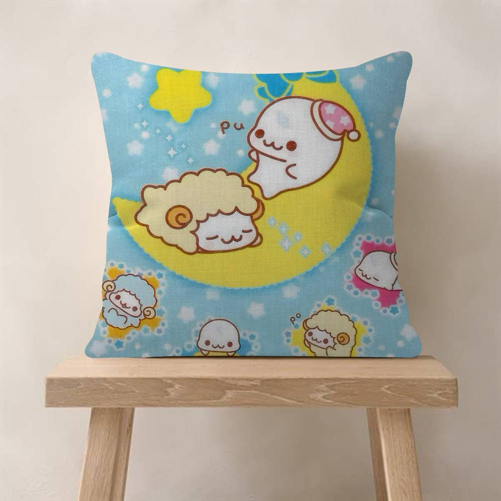 Kawaii Cartoon Mamegoma anime Pillow Gift Home Office Decoration Bedroom Sofa Car Cushion Cover case 45x45