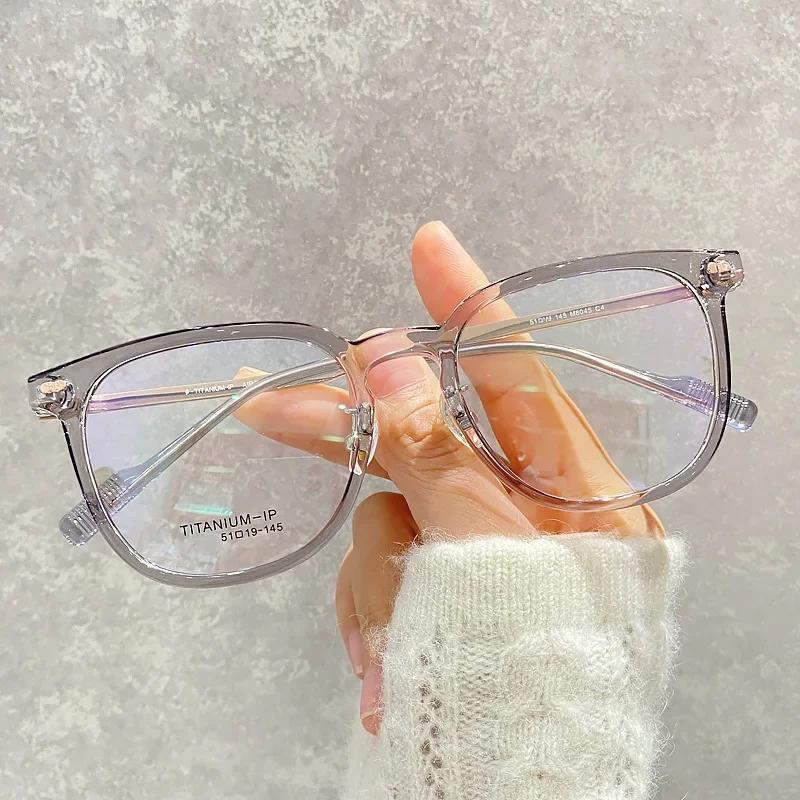 

Oversized Frame Myopia Glasse Luxury Brand Women Men Reading Glasses Finished Nearsighted Prescription Glasses Diopter 0 To -4.0 0