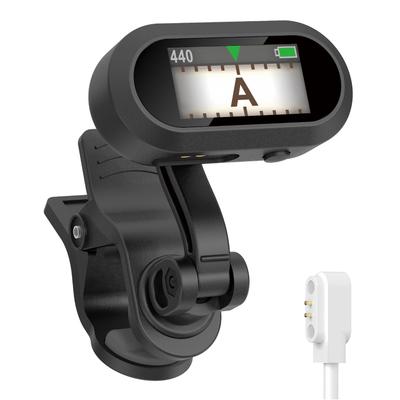 Rechargeable Clip-On Tuner TFT Screen 410-460Hz