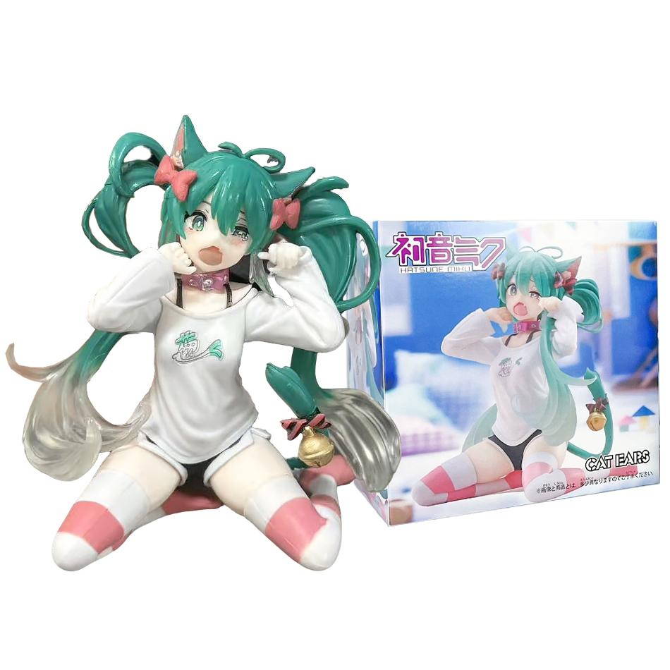 In Stock Hatsune Miku Anime Figure Fashion Subclture Miku Action Figure Christmas Gift Pvc Collection Model Kawaii Girl Doll Toy