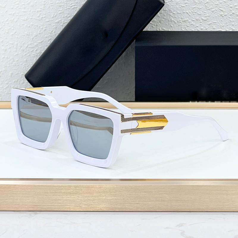 Nieuwste Luxe Designer Zonnebril Vierkant Dik Acetaat Merk Mode Trendy Mannen Vrouwen UV400 Buiten Klassiek THE BOSS I AS Pictures