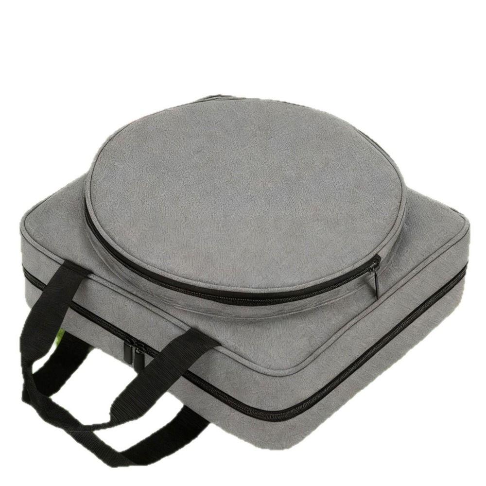 Portable Crochet Storage Bag Padded Interior Embroidery Project Bag  Needlework Tools Storage