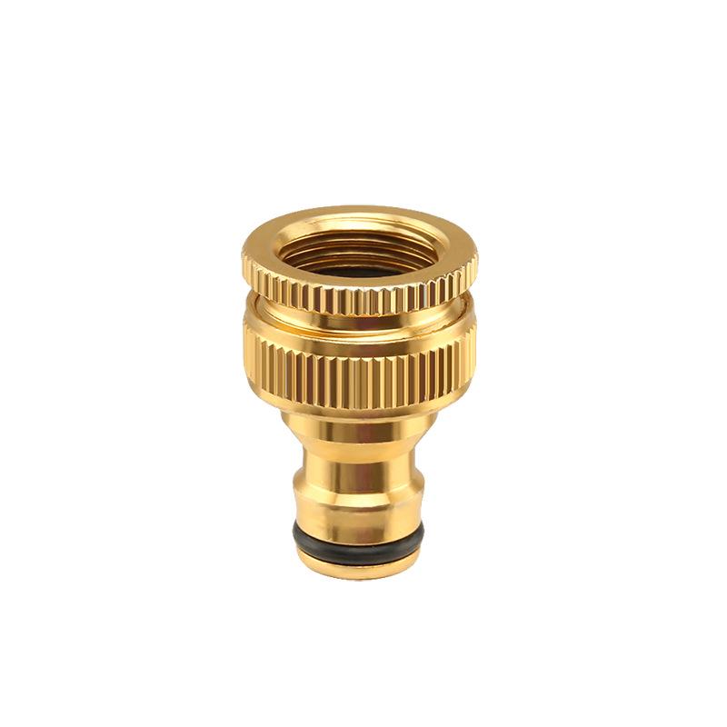 Aluminum Multifunction Faucet Connector for Washing Machine, Car Wash Gun & Water Hose