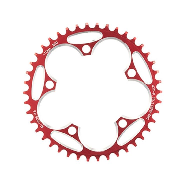 Aluminum Alloy Mountain Bikes Chainring Direct Mounted 110/130BCD Narrow Wide Bikes Chainring 5 Screws Round Chainring