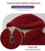 2025 Winter Stylish Versatile Hooded Lambswool Jacket – Warm, Loose-Fitting Cotton Coat