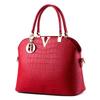 Women Large Pu Shell Shoulder Crossbody Bag Internal Zipper Pockets Style Street