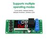 T2101 DC 12V Programmable Timer Controller - Dual-Mode Single-Channel Delay Relay Module with Direct Output