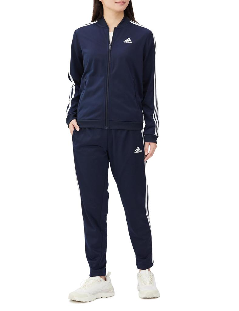 Adidas Essentials Tracksuit Legend 3-Stripes Set, Women's, 28862, Ink/White (H10155)