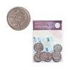 Sealing Wax Seal Stamp Set Letter Envelope Invitation Sealing Wax Candle Handmade (Ash Bronze, 12 Pieces)
