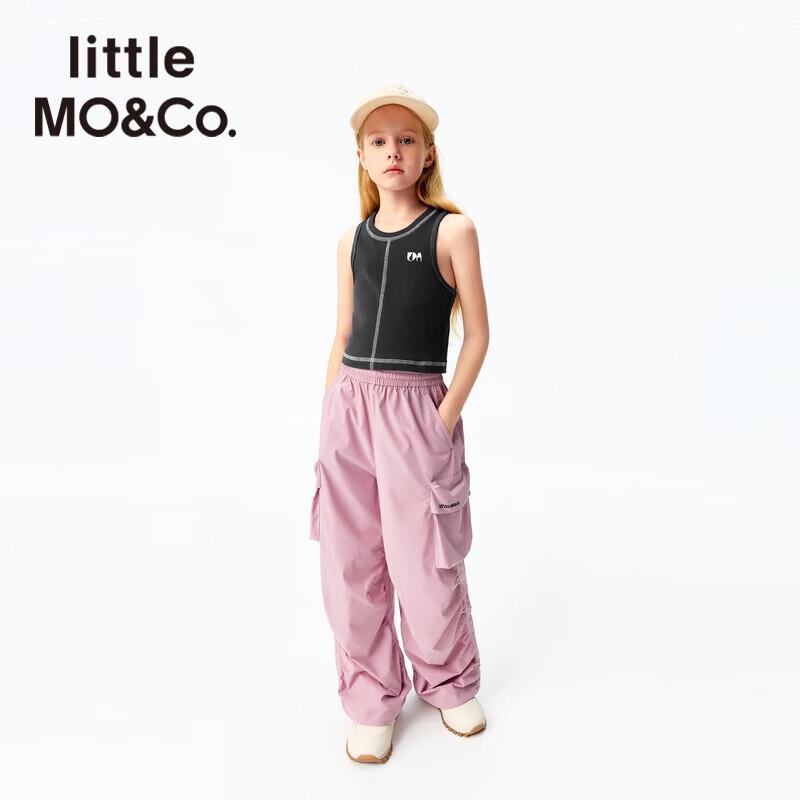 Little MO&Co. Girls' Ribbed Knit Sleeveless Vest