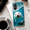 Animal Otter Cute Cartoon Cover For Xiaomi Poco X7 X6 X5 Pro X3 Nfc F7 Ultra Phone Case F6 F5 X4 F4 Gt F3 M6 M5S M4 M3 Print She