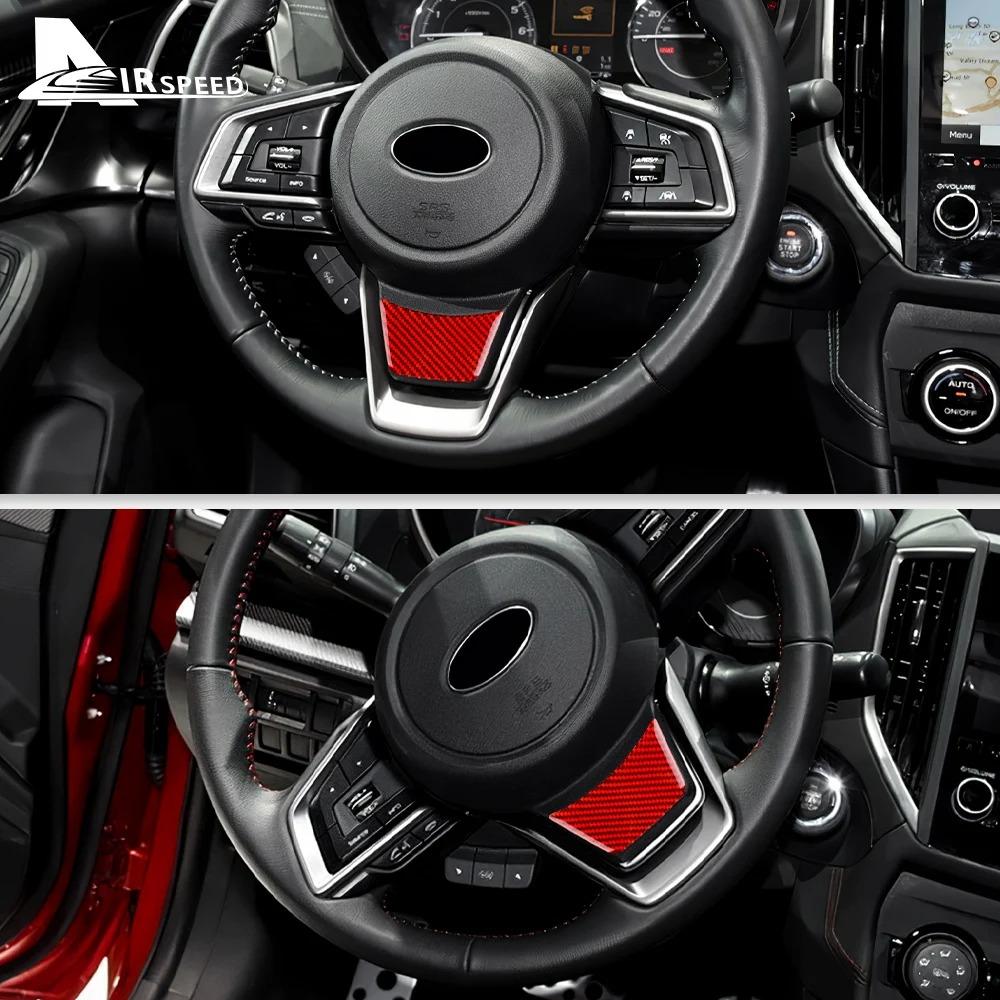 For Subaru Crosstrek 2018-2023 Impreza 2017 2018 2019 2020 2021 2022 2023 Soft Carbon Fiber Sticker Accessories Steering Wheel
