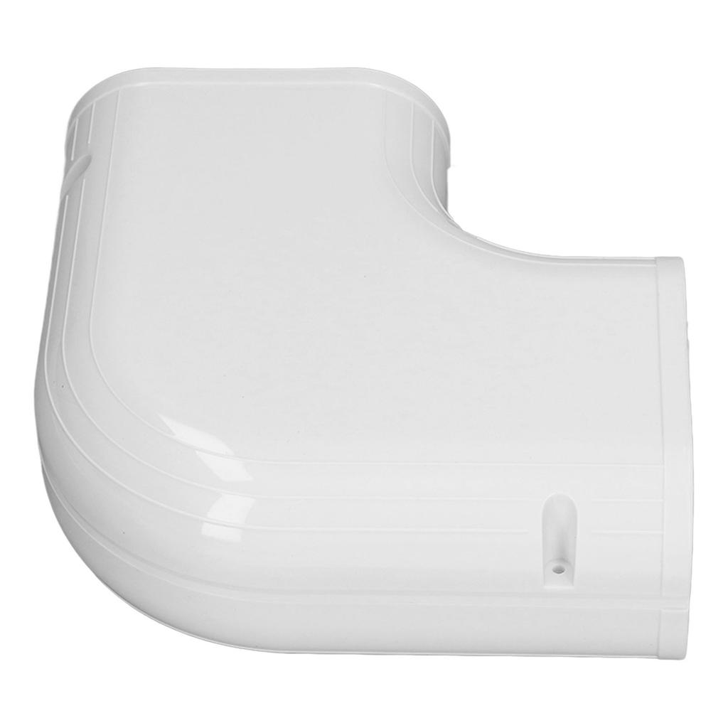 Flacher Winkel Leitungsabdeckung 433 130 Serie Dekorative PVC-Rohrabdeckung Klimaanlagen-Rohrleitungszubehör