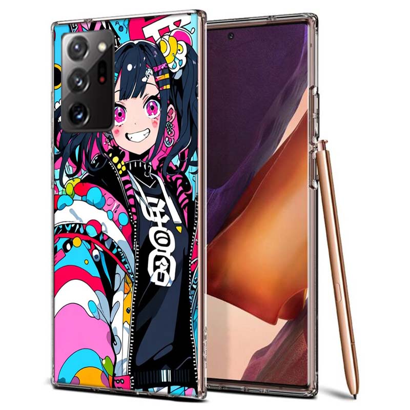 

Graffiti Art Colorful Princess Girl Phone Case for Samsung A55 A35 A25 A15 A07 A05S A16 A17 A26 A36 A37 A56 A57 Galaxy Note 20 1 Samsung Note 9