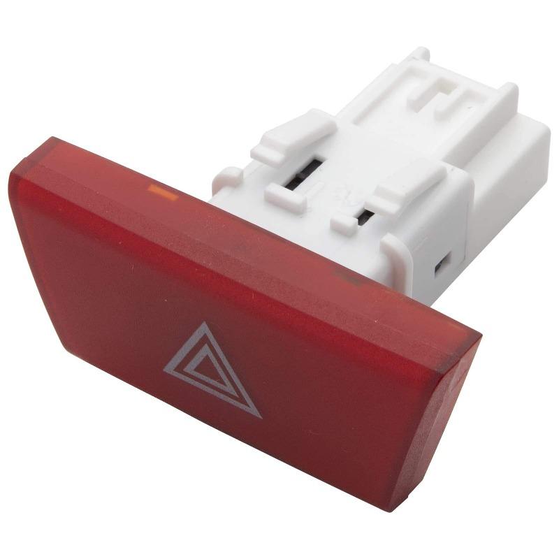 

For Peugeot 107 C1 Aygo 2005-2014 Car Hazard Light Warning Switch Control Button 6490NG 6554 KW Replacement красный