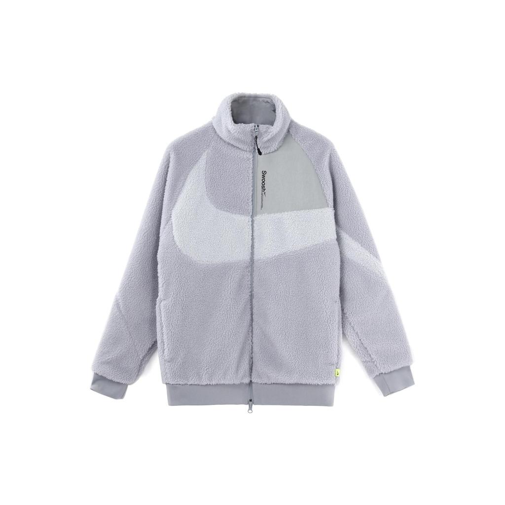 New Nike Velvet Jackets Men Wolf Gray FB1910-012