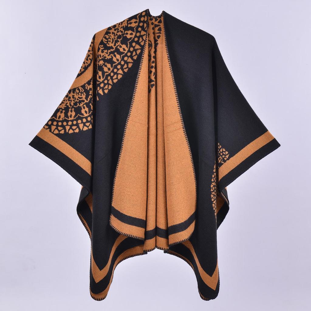 Women's Classic British Style Imitation Cashmere Scarf & Shawl