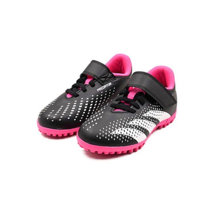 Adidas Predator Accuracy.4 TF Low Top Kids Football Shoes Kids Football Shoes Black White Pink GW7083