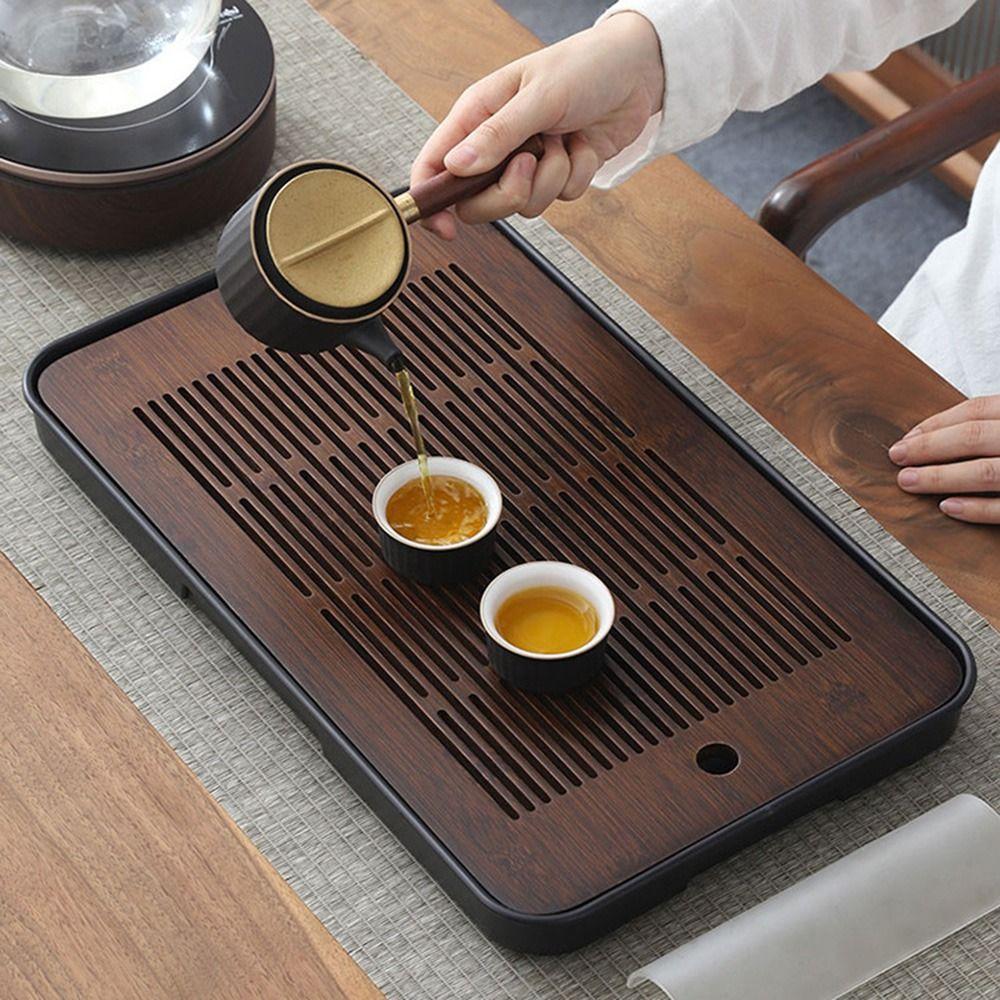 Water Storage Filter Tea Serving Tray Quick Drainage Gongfu Tea Set Table  Kungfu Tea Table