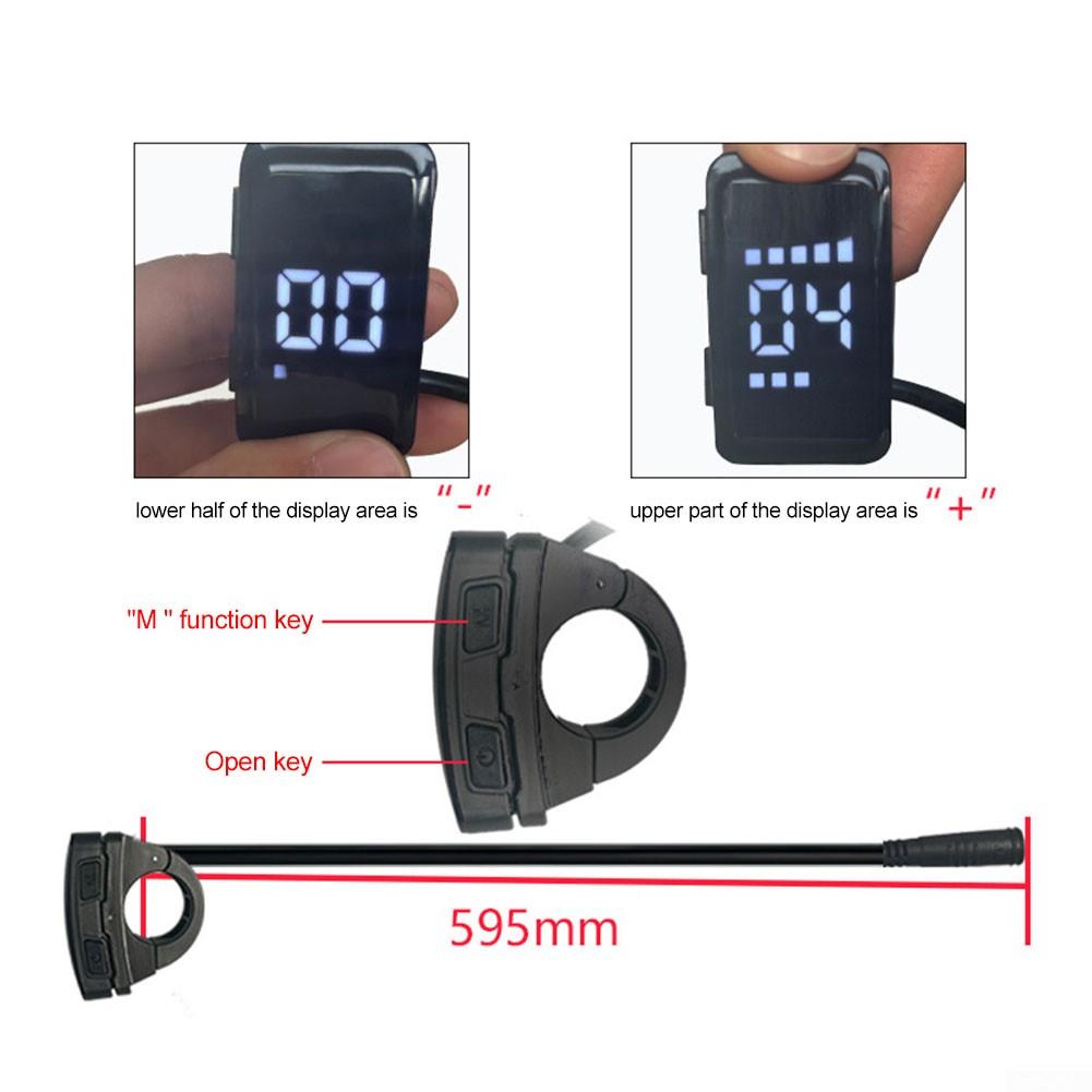 Black Display Ebike DZ40 LCD Instrument Durable E Bike Compita High Quality