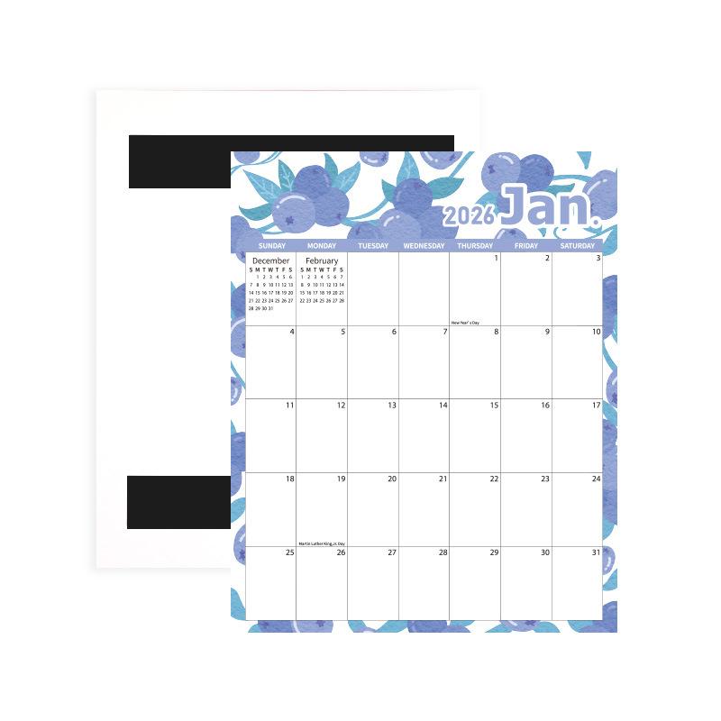 Countdown Calendar Decorative Magnetic Fridge Sticker Magnetic Calendar Orange Monthly Calendar For Kitchens Home Metal Surface