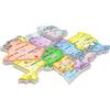 WideMap World Map Creative Imagination Puzzle - 169 Pieces for Educational Play