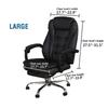 Water Repellent Office Chair Covers Elastic Anti-Dirty Computer Seat Gaming Chair Cover Removable Desk Armchair Slipcovers L/Xl
