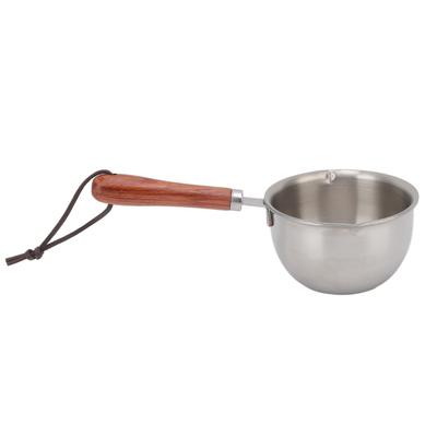 Mini Cratită pentru Topit Unt din Oțel Inoxidabil, Crată Mică pentru Lapte L 200x57x53mm 7.9x2.2x2.1in