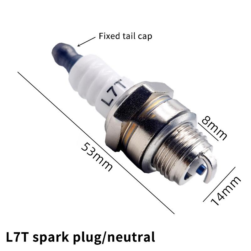 1Pcs L7T Spark Plug For Chainsaw And Brush Cutter Gasolina Chainsaws Spare Parts Garden Tools