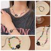 Bohemia Dopamine Necklace Candy Color BF and GF Bracelets Fashion Jewelry Kitten Bracelet  Girls