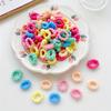 100/200 Stück Haarschmuck für Mädchen Bunte elastische Haargummis Geeignet für Party Urlaub Haarstyling Perfekte Geschenke für Mädchen