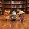 Judy Hopps Nick Wilde Anime Statue - Collectible Doll Figurine Desktop Computer Decoration Ornaments Birthday Gift For Children