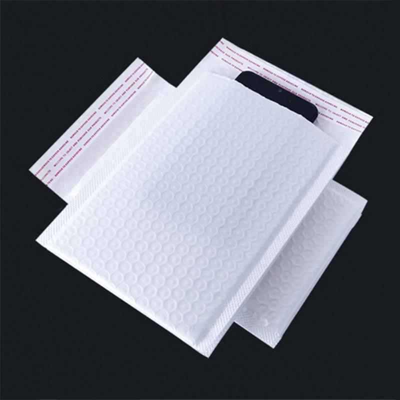 Bubble Mailers Wholesale White Filled Envelopes for Packaging, Mailing Gifts, Self Sealing Transport Bags, Bubble Envelopes