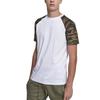 T-shirt Raglan - Urban Classics - Contrast - 100% coton - Manches courtes - Col arrondi