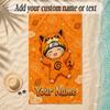 Beach TowelNaruto Custom Name Text Personalized Soft Towel for Beach Pool Indoor Home Decor Gift